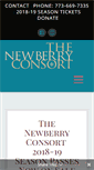 Mobile Screenshot of newberryconsort.org